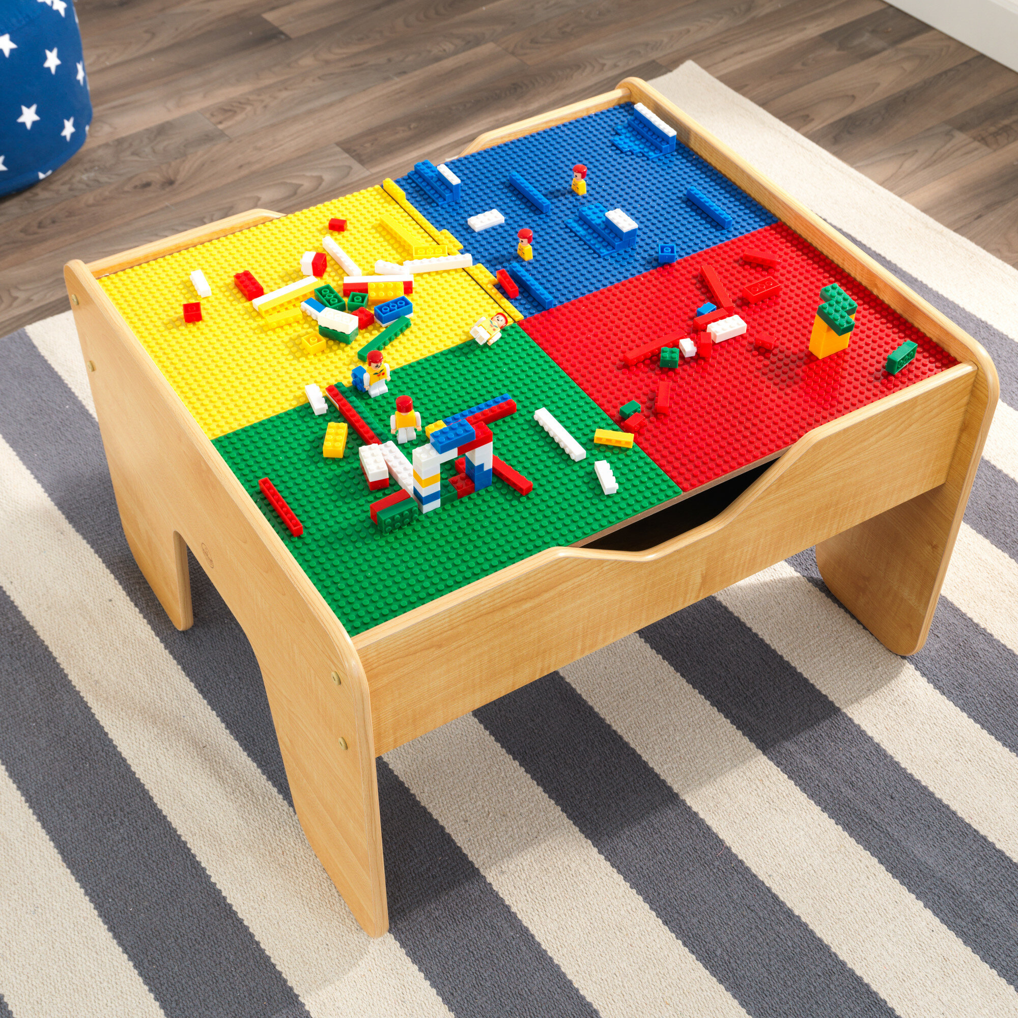 Wayfair Kidkraft 2 In 1 Kids Activity Table regarding dimensions 2000 X 2000