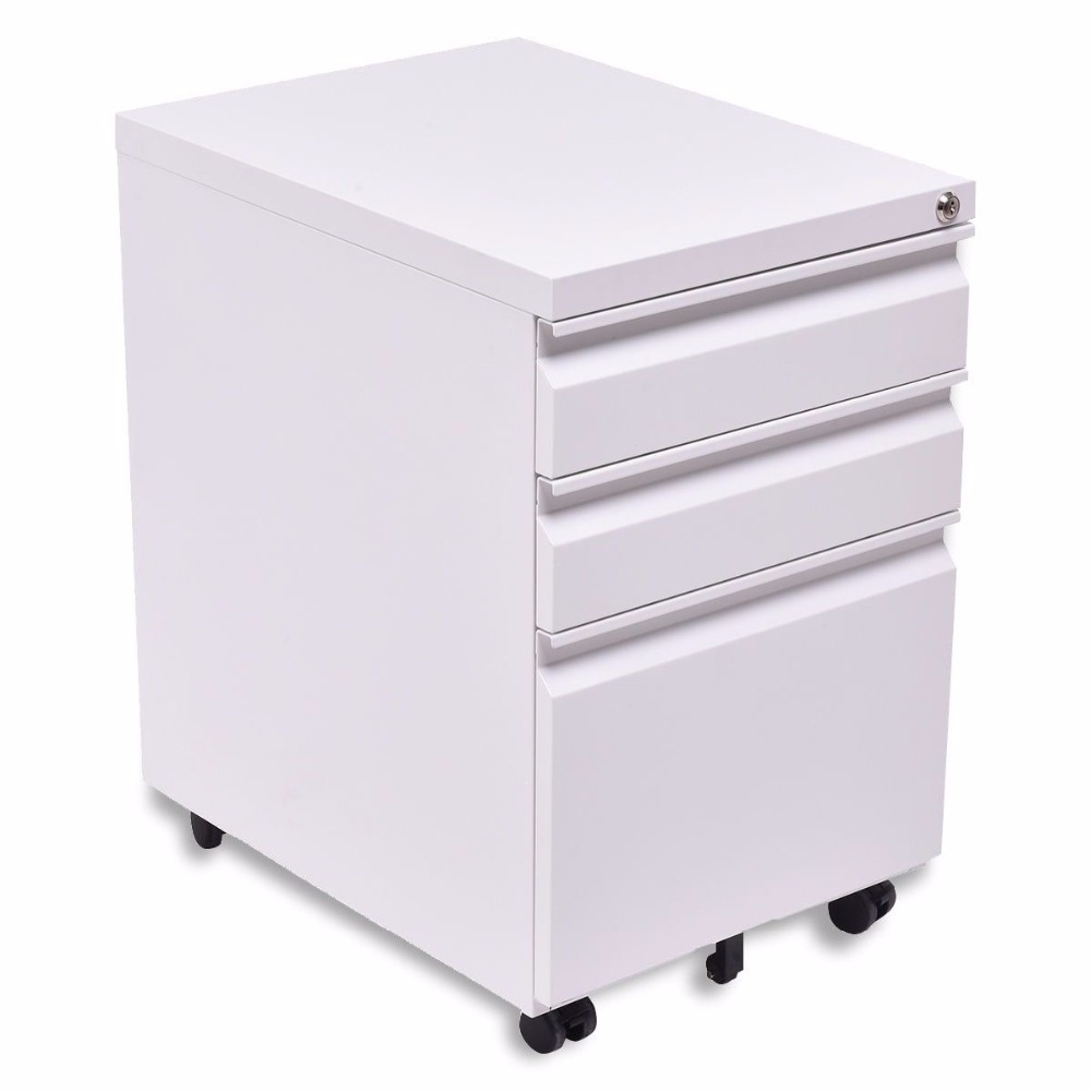 White Color Nice Looking Small Office Storage Furniture Mini Metal inside size 1000 X 1000