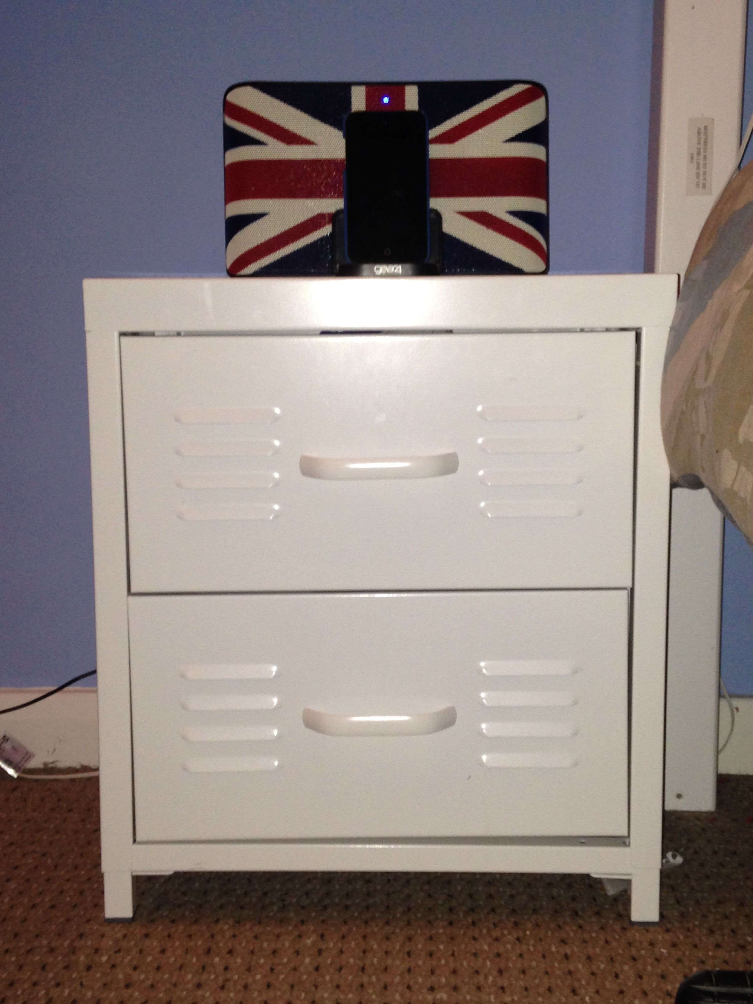 White Locker Bedside Cabinet From Next Cottage Style Bedside with measurements 2448 X 3264