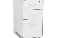 White Slim Stow 3 Drawer File Cabinet File Cabinets Poppin for dimensions 2000 X 2000