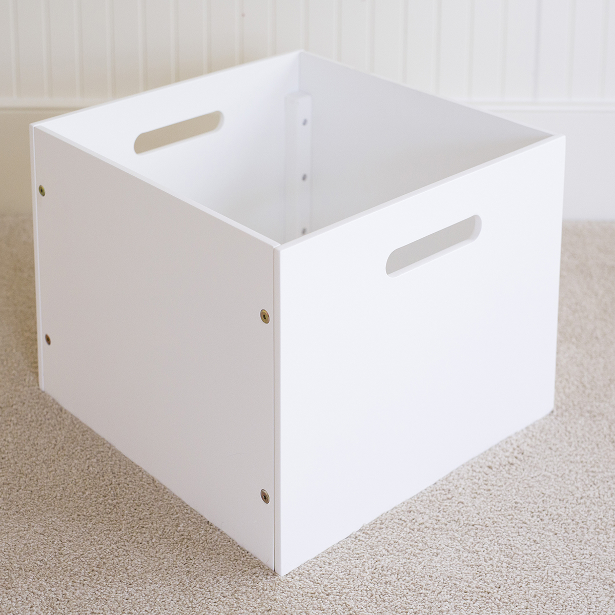 White Storage Bin Craft Bedroom Furniture throughout proportions 1200 X 1200