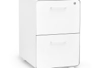 White Stow 2 Drawer File Cabinet Poppin for proportions 1000 X 1000