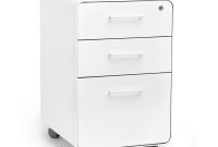 White Stow 3 Drawer File Cabinet Rolling Poppin in measurements 1000 X 1000