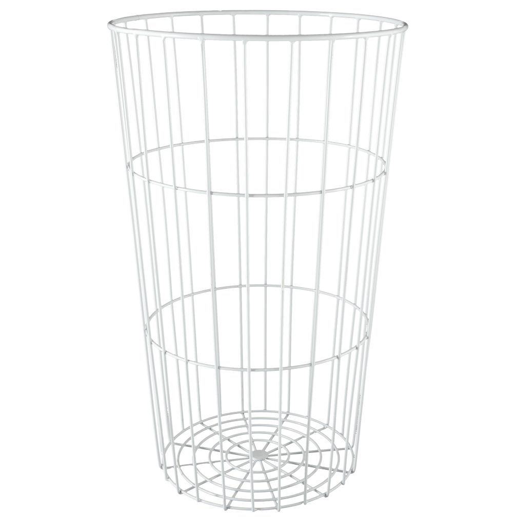 White Wire Ball Bin Play Nook Wire Baskets Ball Storage regarding proportions 1008 X 1008