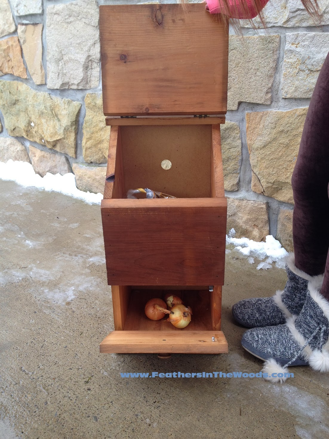 Why You Need A Potato Onion Storage Bin Feathers In The Woods intended for sizing 1102 X 1469