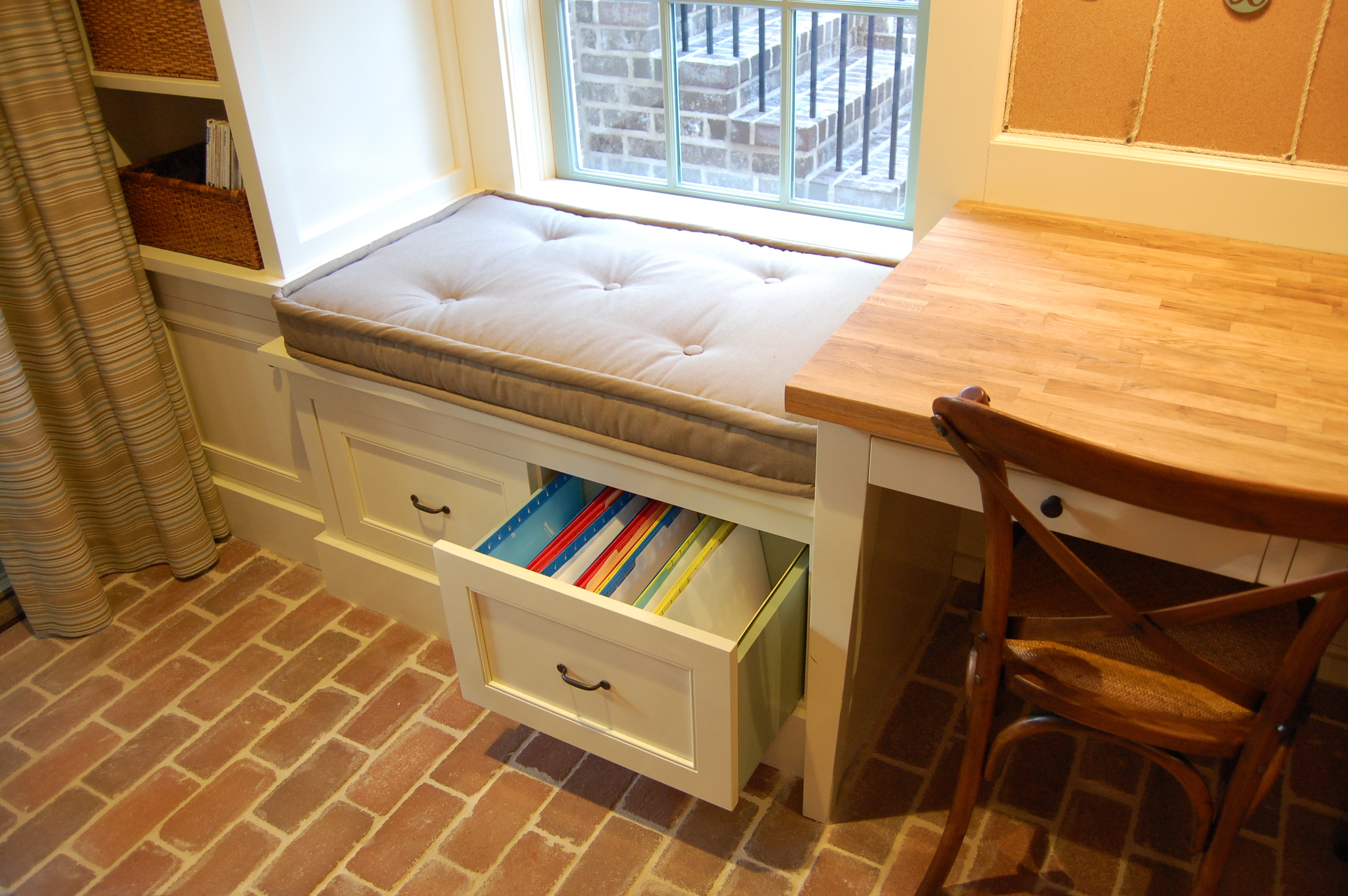 Window Seat With File Drawers Drawer Design in sizing 3008 X 2000