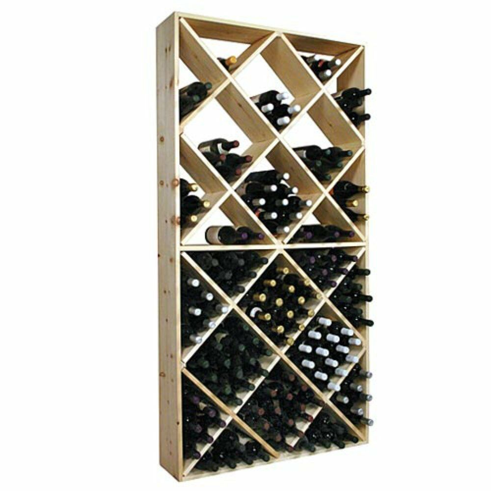 Wine Cellar Innovations Rustic Pine Solid Diamond Bin Wine Rack For inside size 1000 X 1000