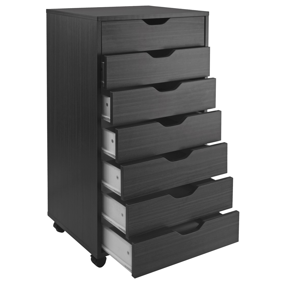 Winsome Wood Halifax 7 Drawer Cabinet Multiple Finishes Walmart with measurements 1125 X 1125