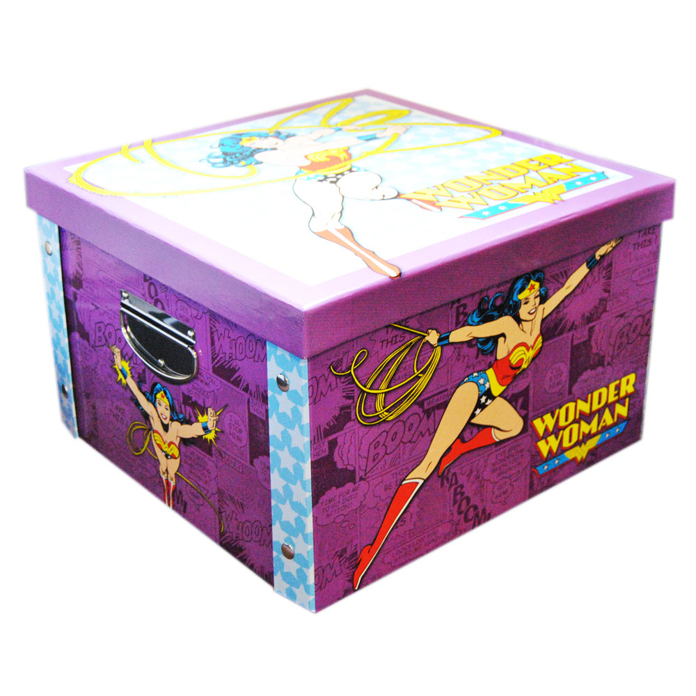 Wonder Woman Collapsible Storage Box Storage Boxes At The Works intended for size 1000 X 1000