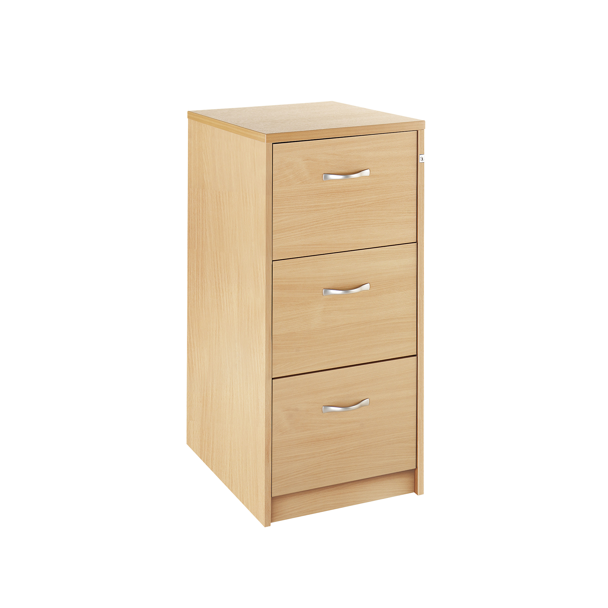 Wood 3drw Filing Cabinet Beech Hope Education with proportions 2000 X 2000