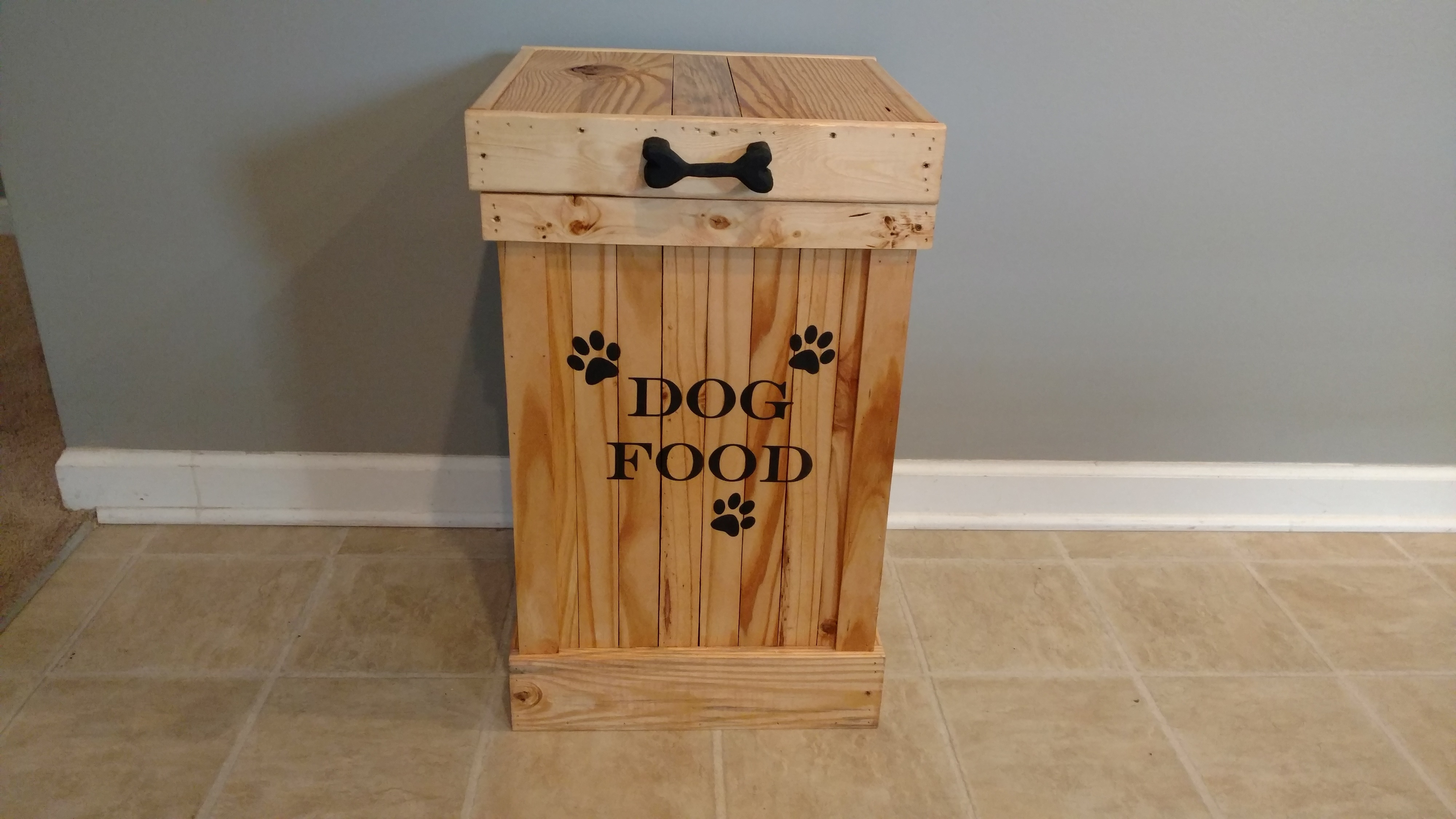 Wood Dog Food Container Pet Food Storage Container Cute Pet Food with measurements 4000 X 2250