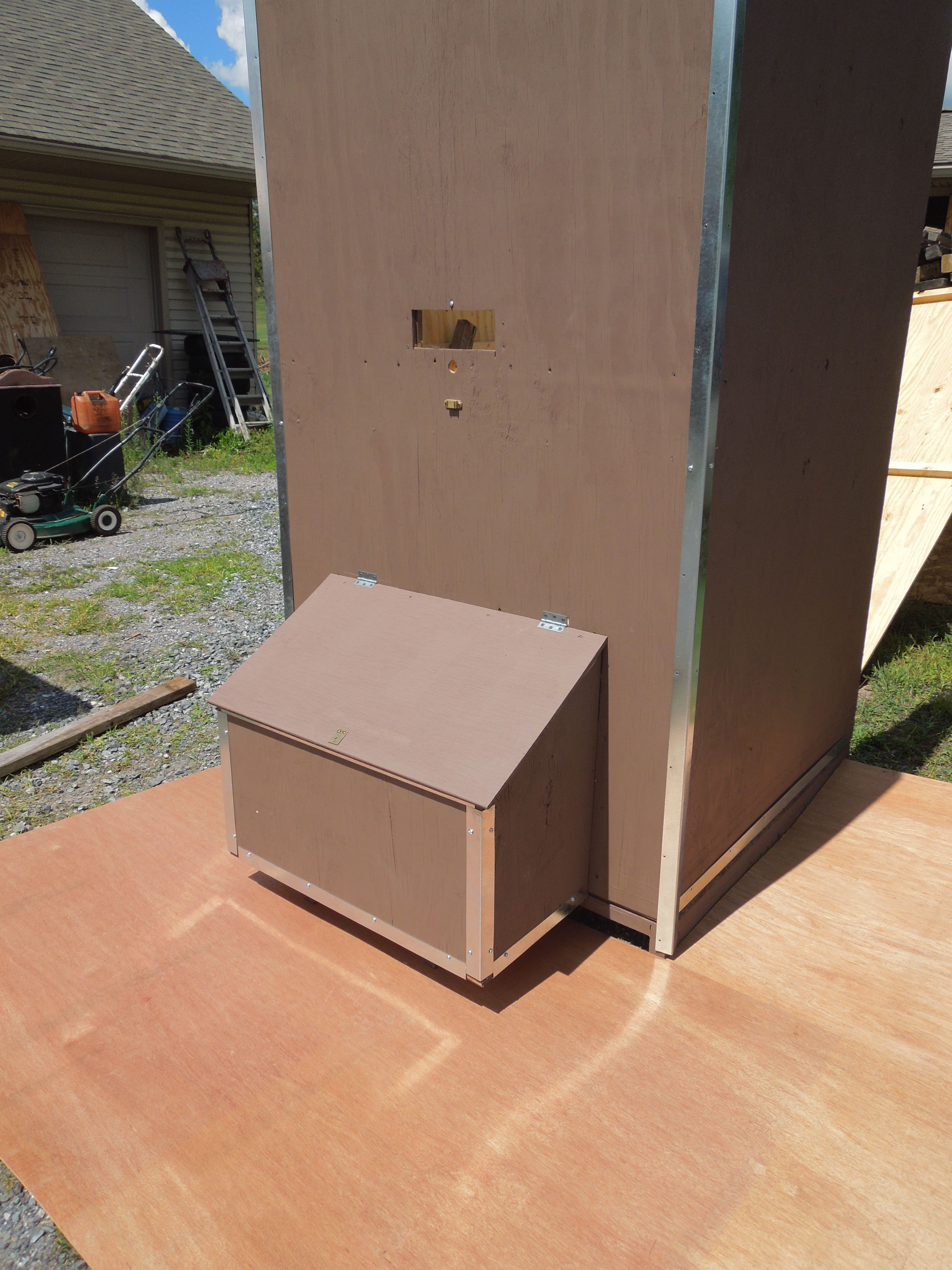 Wood Pellet Storage Bin Plans Free Diy For Pellet Stove In 2019 intended for measurements 3456 X 4608