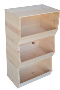 Wooden Stackable Storage Bin Poole Sons Inc pertaining to proportions 1536 X 2304