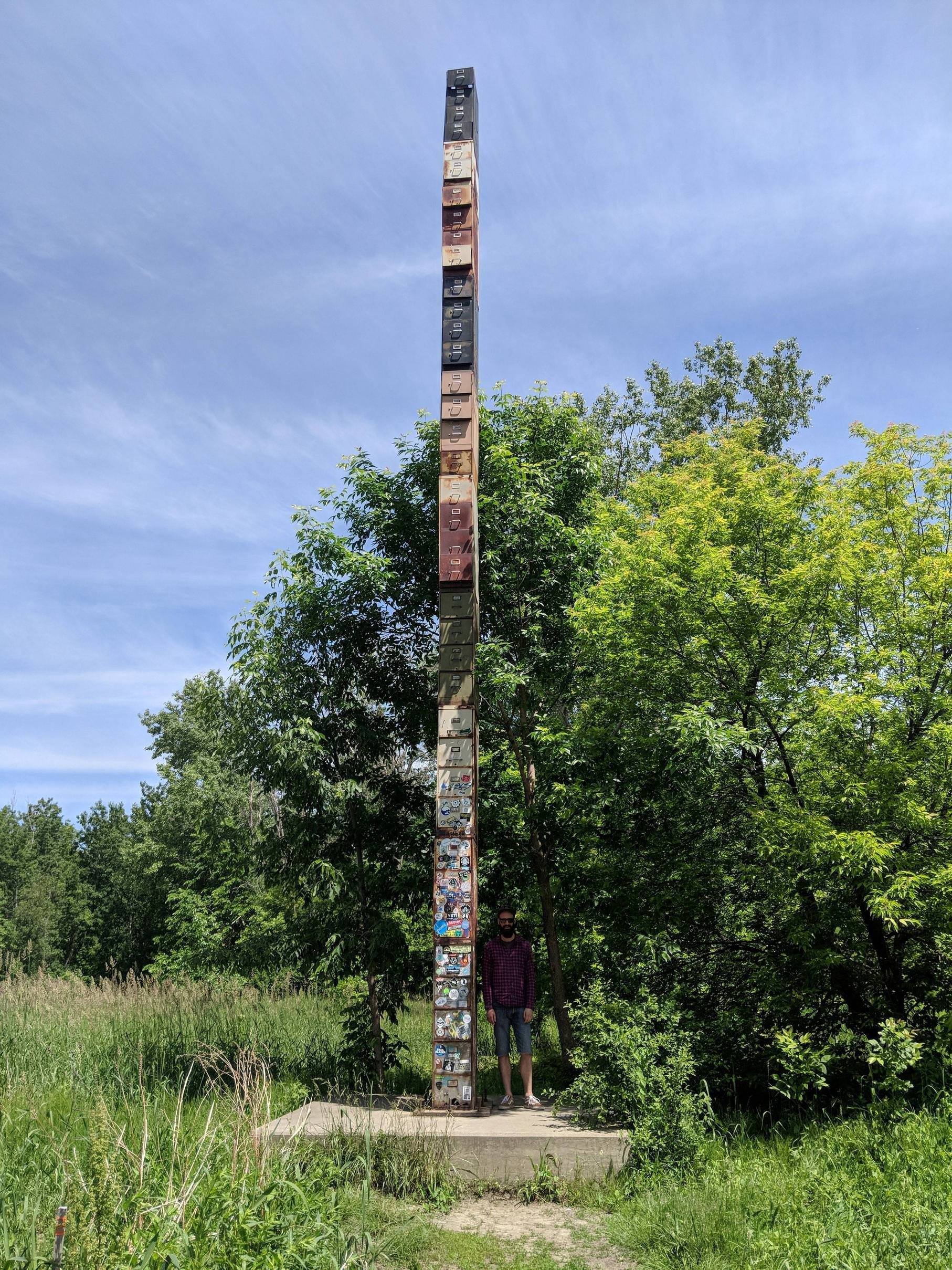 Worlds Tallest Filing Cabinet In Burlington Vt Humanforscale in proportions 1814 X 2419