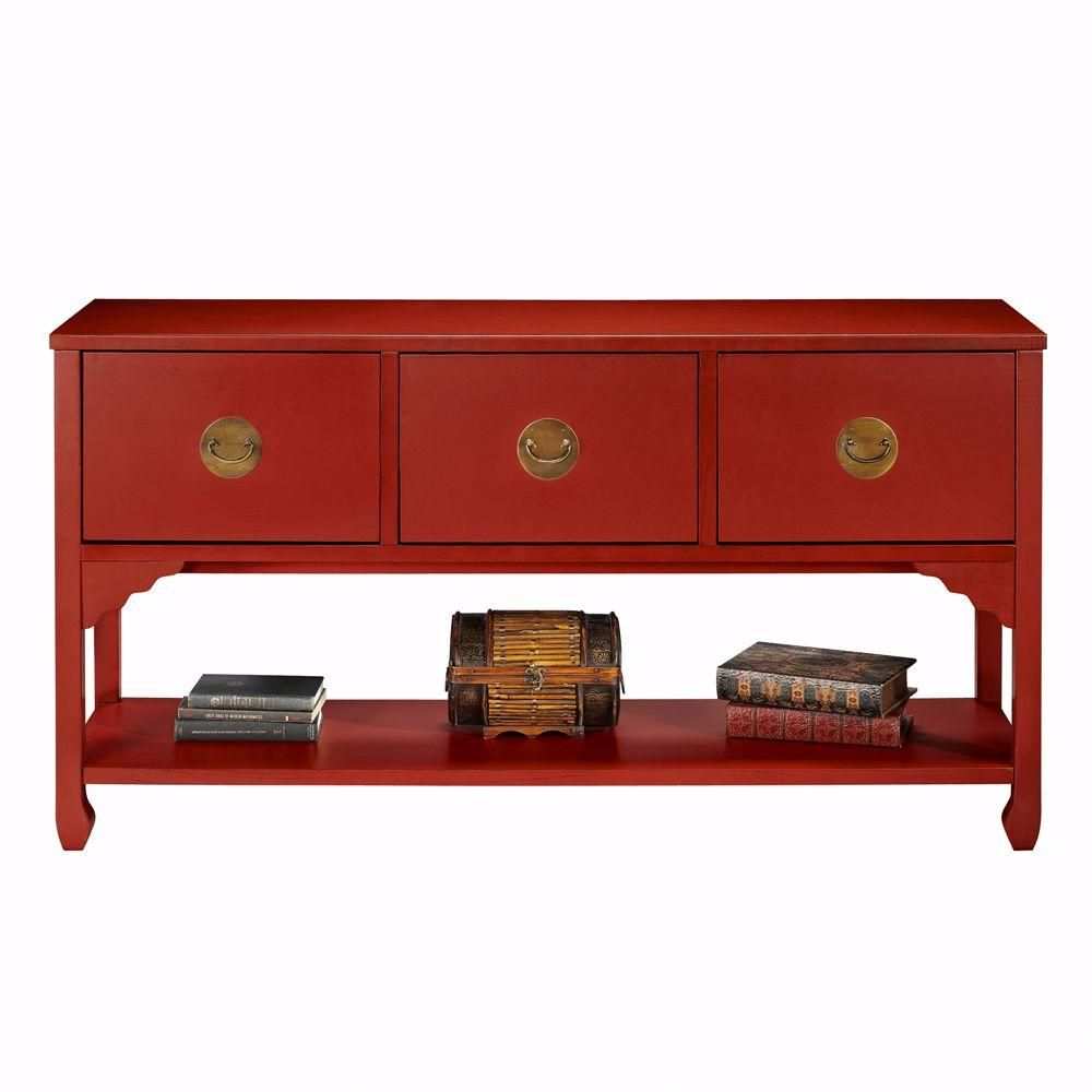 Wuchow Antique Red 3 Drawer File Console Products Filing Cabinet regarding sizing 1000 X 1000