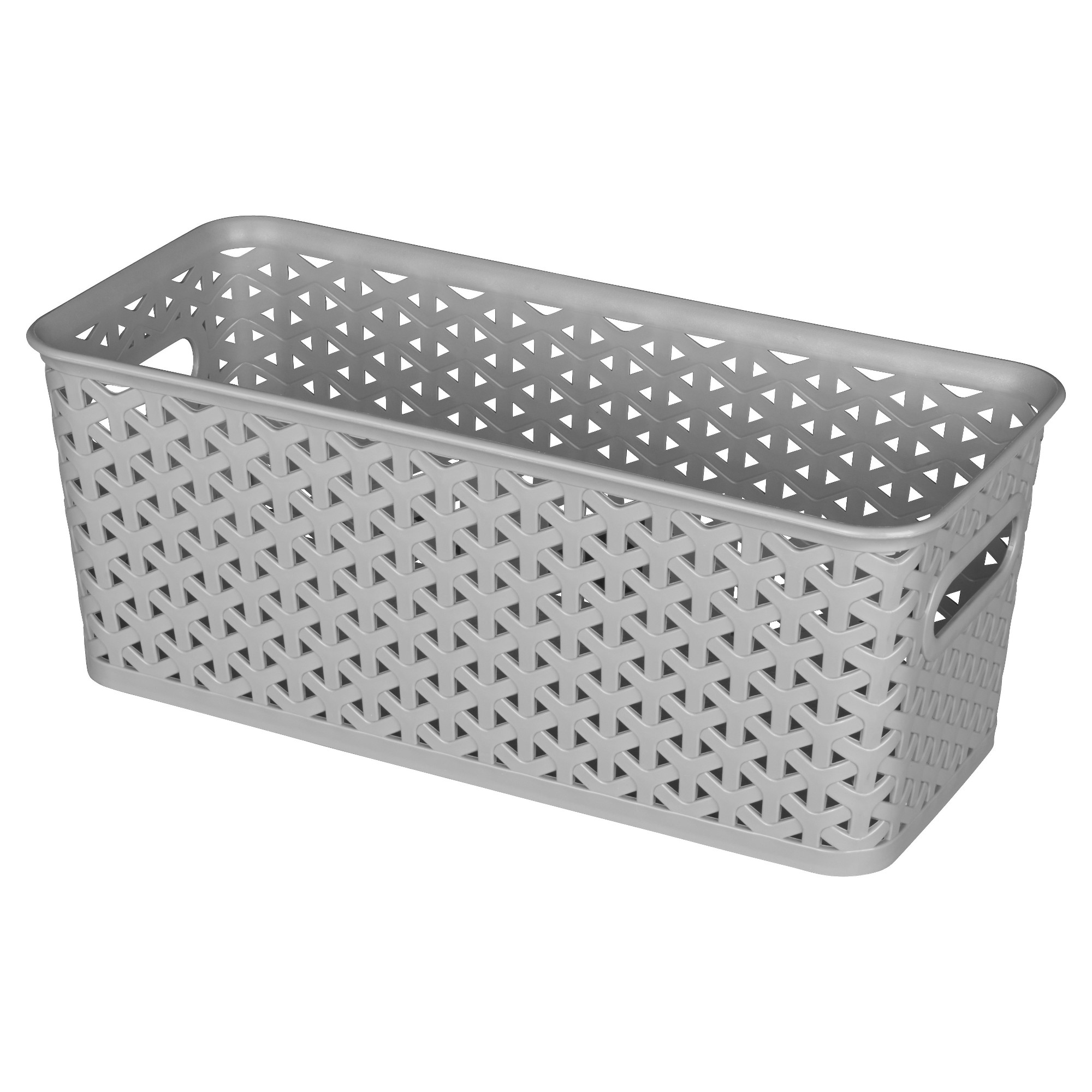 Y Weave 5x6 Medium Rectangle Storage Bin Gray Room Essentials In within sizing 2000 X 2000