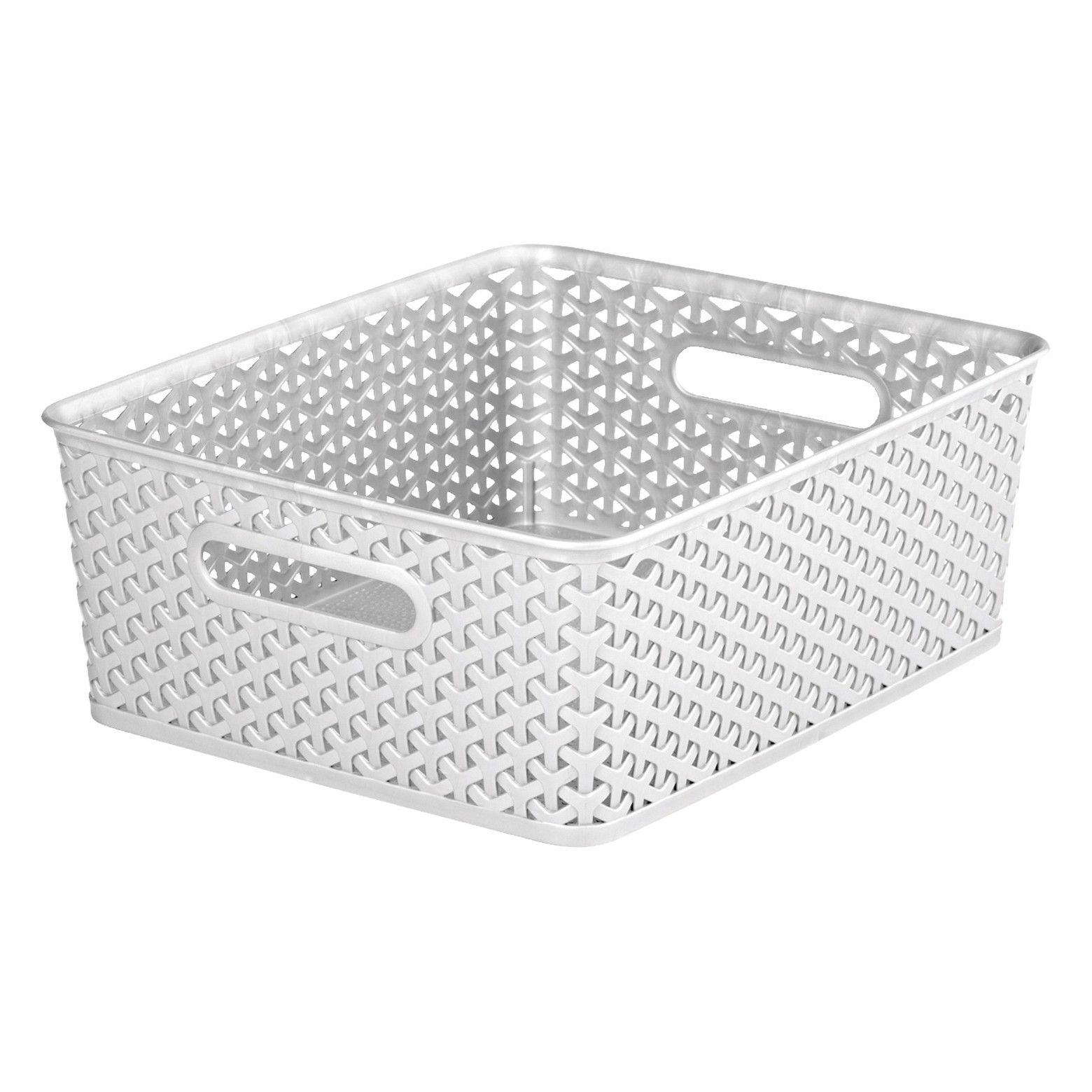 Y Weave Medium Rectangle Storage Bin White Room Essentials For in proportions 1560 X 1560