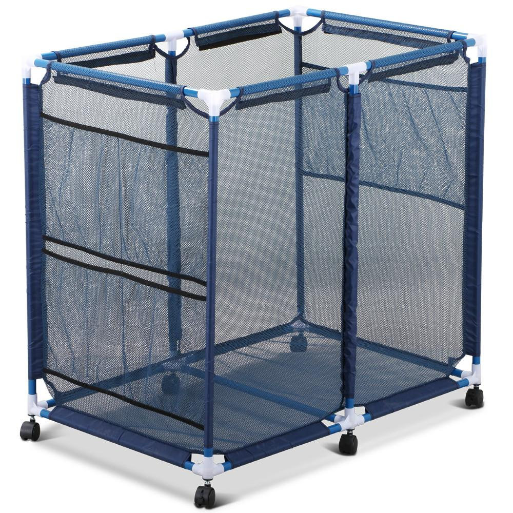 Yaheetech Heavy Duty Rolling Pool Storage Bin Mesh Basket Organizer regarding dimensions 1000 X 1000