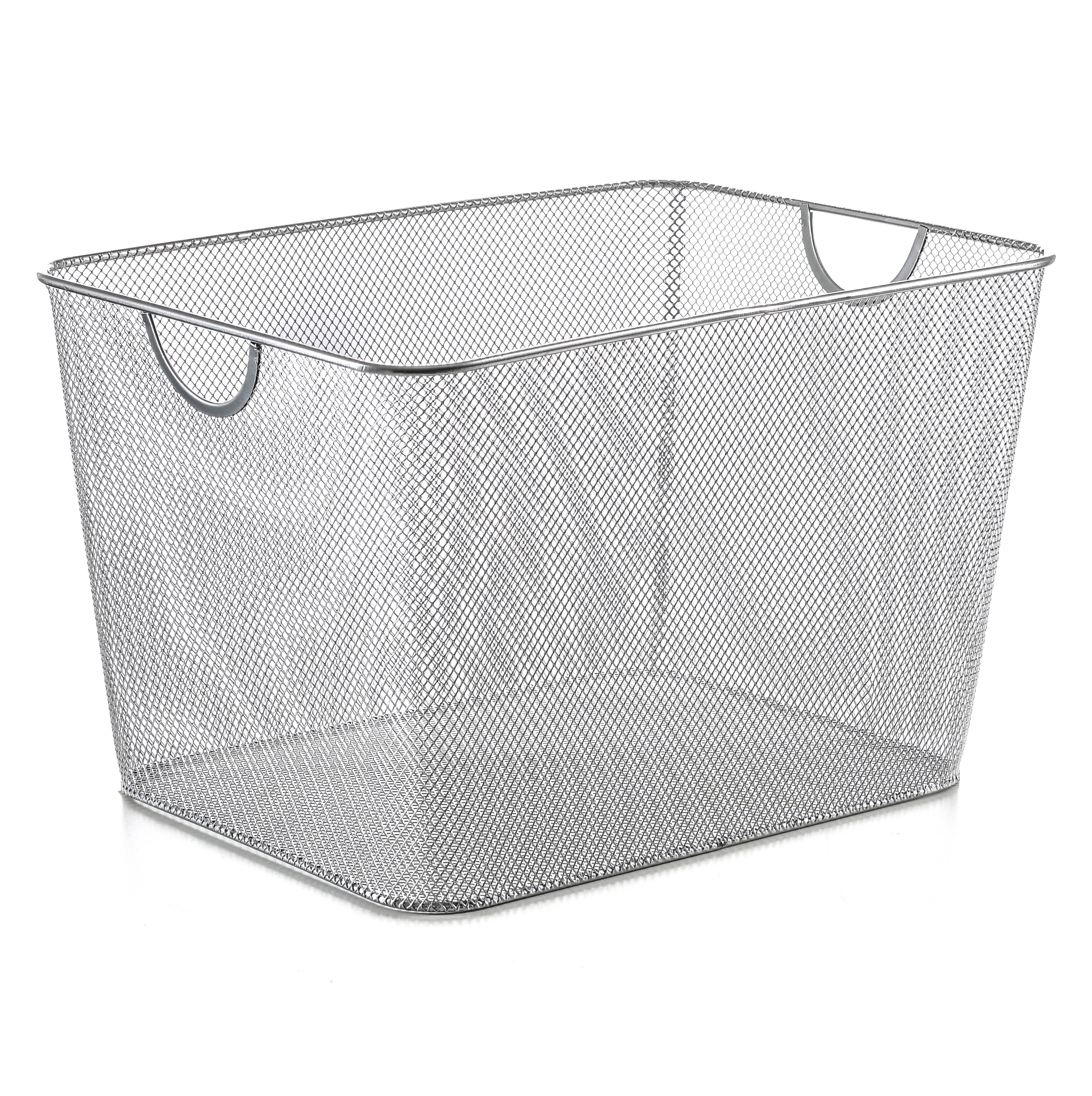 Ybm Home Mesh Open Bin Storage Basket Reviews Wayfair pertaining to dimensions 3045 X 3053