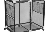 Yescomusa 35x22x33 Mesh Pool Storage Bin Rolling Storage Cart throughout dimensions 1000 X 1000