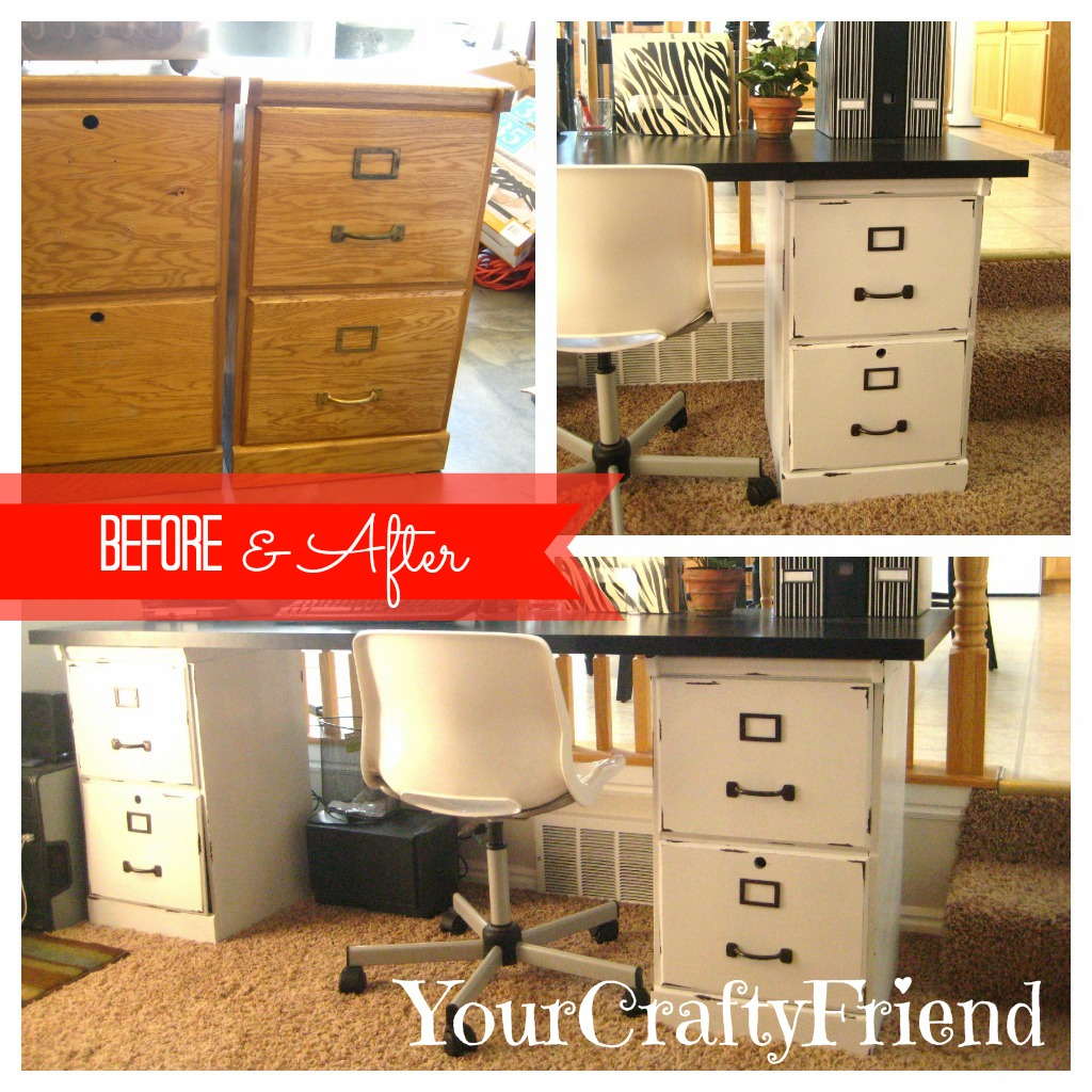 Your Crafty Friend Before After Filing Cabinets throughout size 1024 X 1024