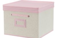 Your Zone Kids Canvas Storage Bin With Lid 12 X 12 Pink with regard to proportions 3000 X 3000