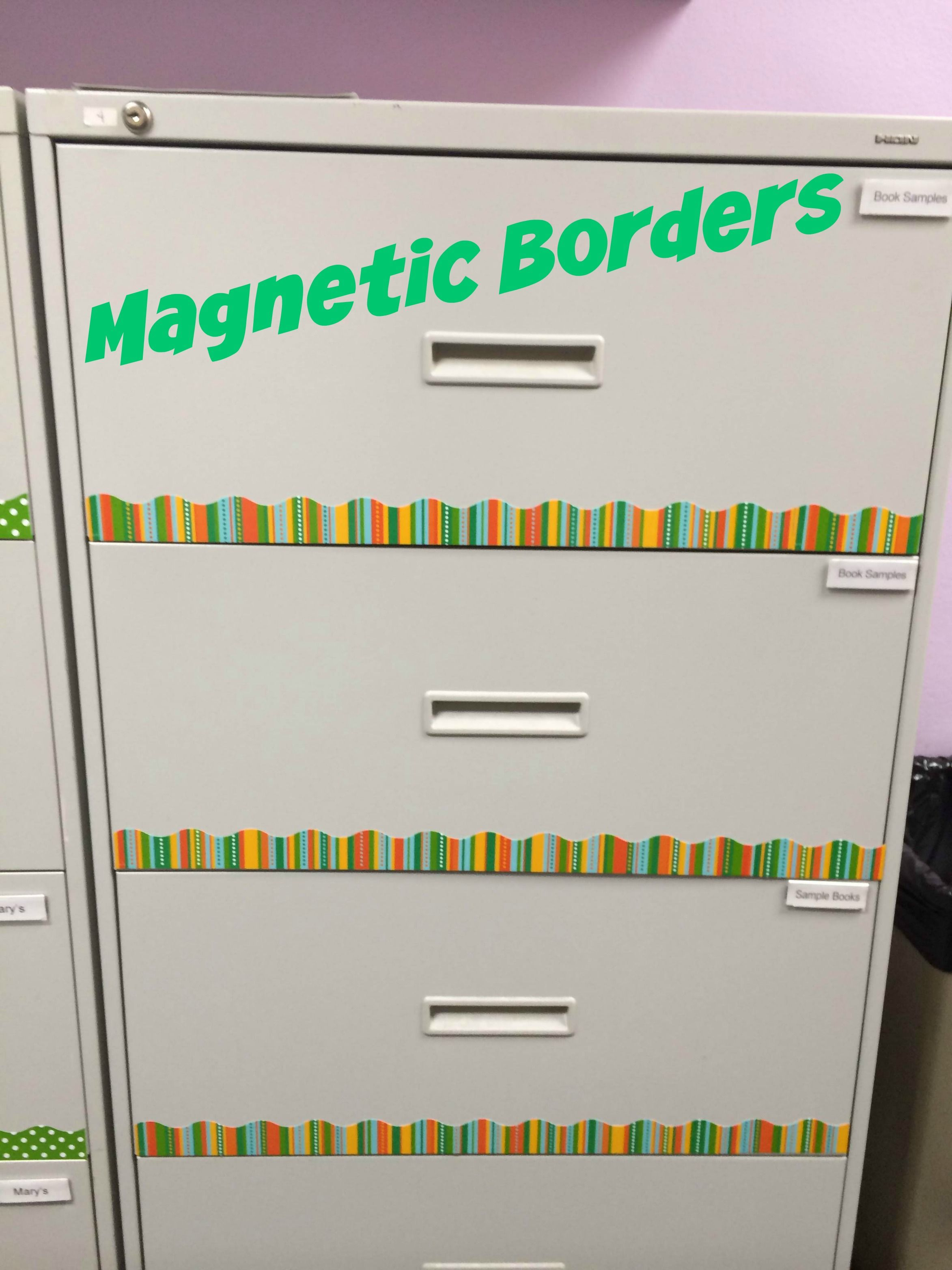 Zany Stripes Magnetic Border Magnetic Classroom Decor Filing intended for size 2346 X 3128