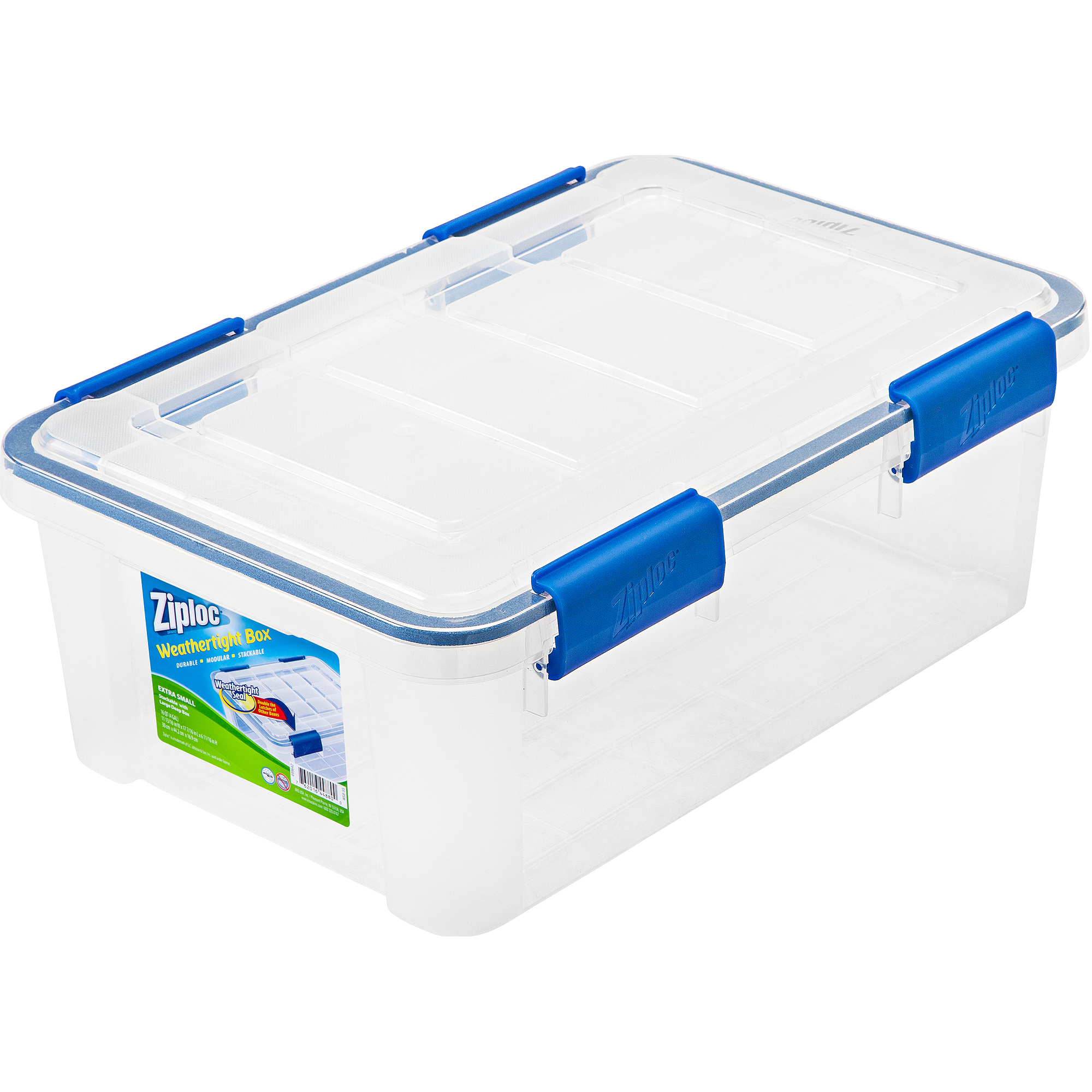 Ziploc 44 Qt11 Gal Weathershield Storage Box Clear Walmart pertaining to measurements 2000 X 2000