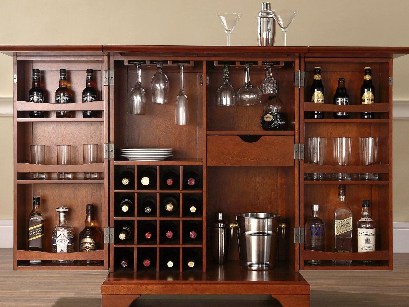 10 Great Portable And Hidden Home Bars for sizing 1333 X 1000