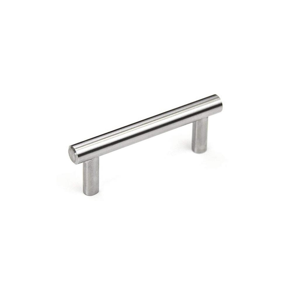 4 In 3 In Center To Center Solid Stainless Steel Brushed Nickel Cabinet Bar Pull 10 Pack intended for measurements 1000 X 1000