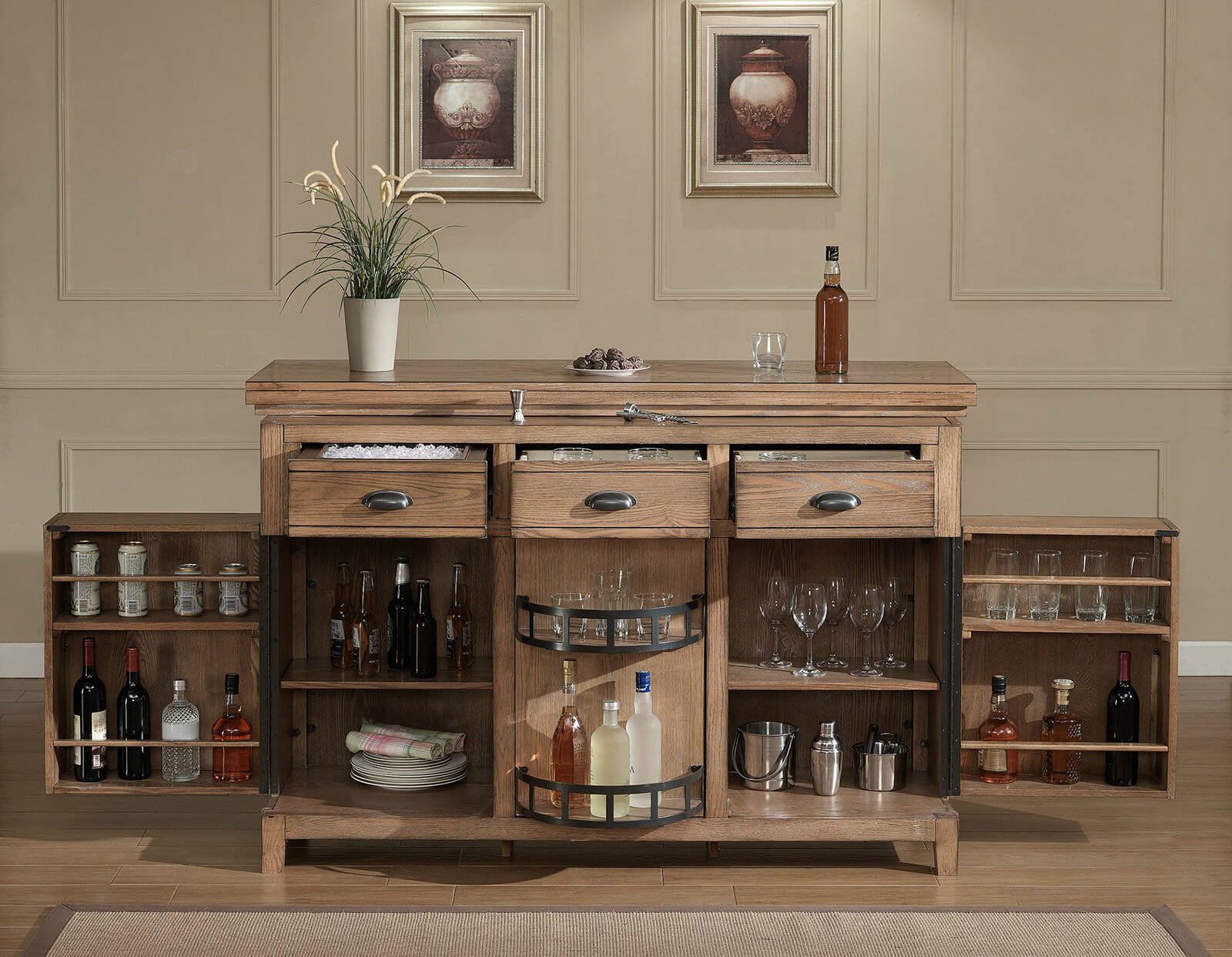 42 Top Home Bar Cabinets Sets Wine Bars 2019 regarding dimensions 1600 X 1242