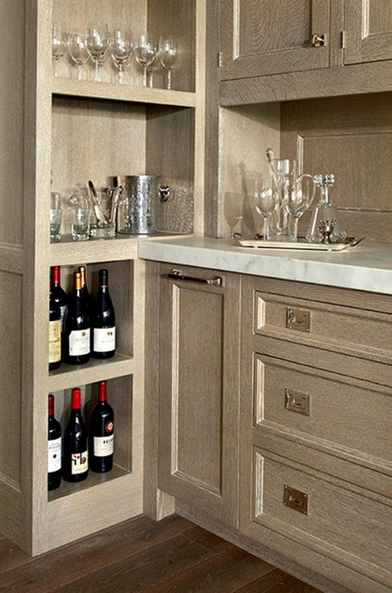 43 Stunning Corner Bar Cabinet Ideas For Coffee And Wine throughout sizing 768 X 1163