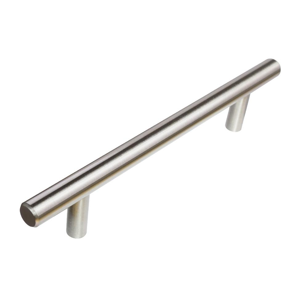 5 In 127 Mm Center To Center Satin Nickel Modern Straight Euro Style Bar Cabinet Pull 25 Pack throughout measurements 1000 X 1000