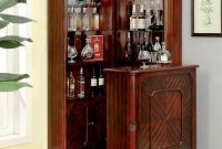 50 Best Corner Bar Cabinet Ideas For Coffee And Wine Places within proportions 960 X 1113