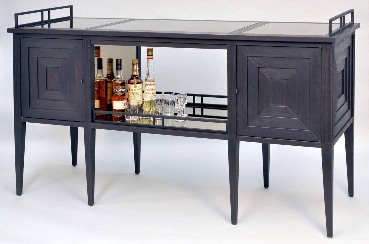 Art Deco Bar Cabinet Dorset Custom Furniture Dan Mosheim inside proportions 1200 X 794