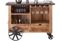 Bar Cabinet Trolley Cart Kitchen Island Industrial Wine pertaining to dimensions 1000 X 1000