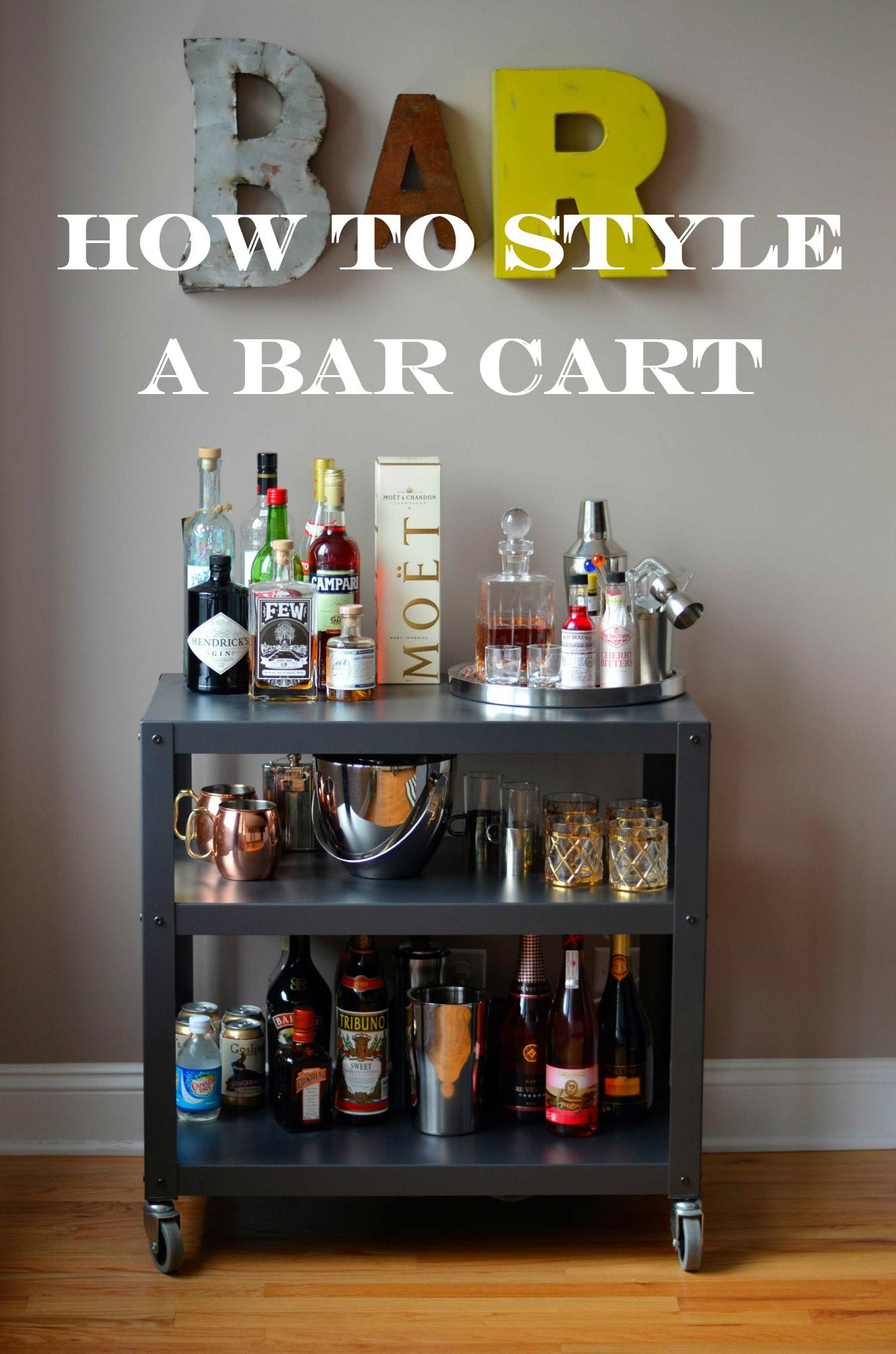 Bar Cart Styling For The Home In 2019 Bars For Home Bar throughout proportions 1324 X 2000