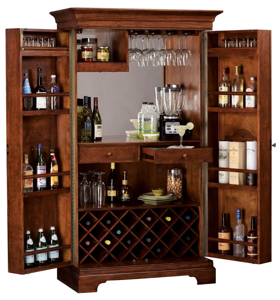 Barossa Valley Wine Bar Cabinet Howard Miller inside size 897 X 960