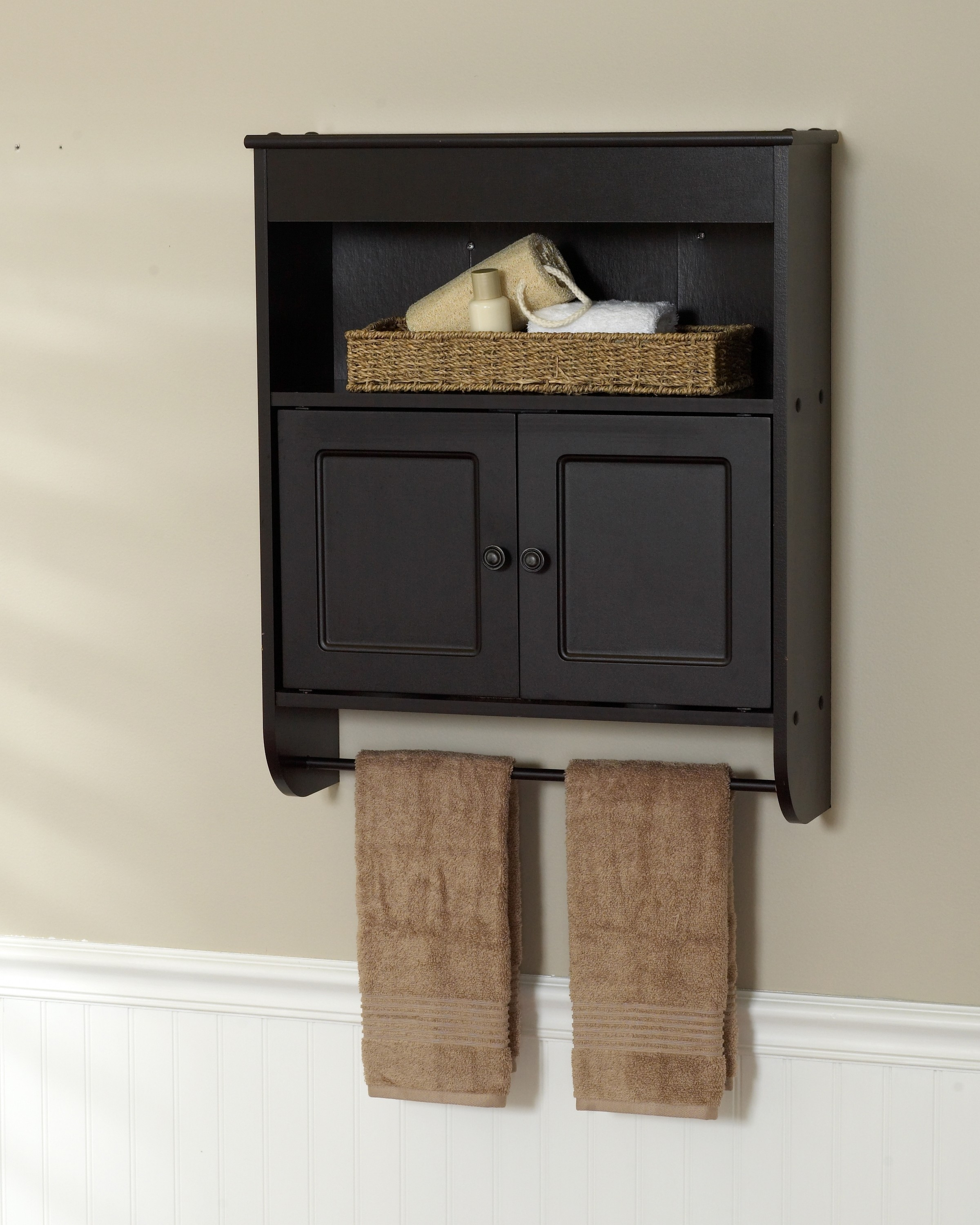 Bathroom Storage Wall Cabinet With Towel Bar Bathroom pertaining to sizing 2400 X 3000