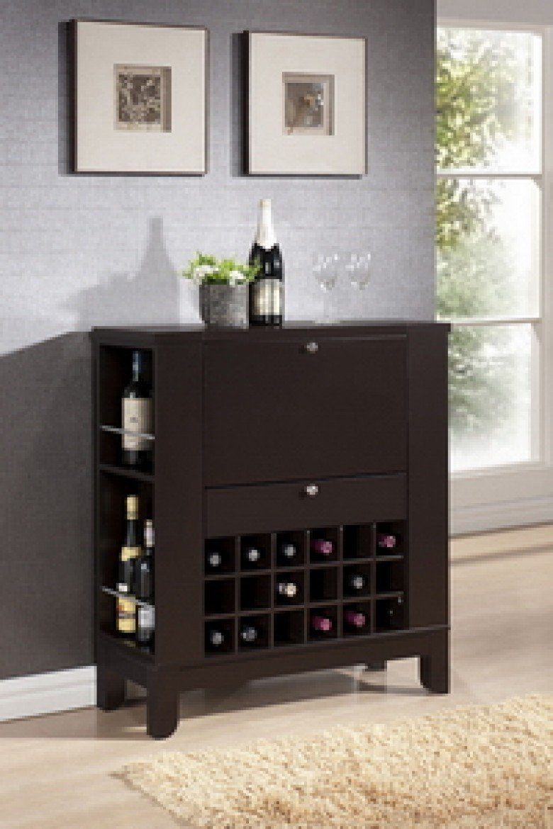 Baxton Studio Modesto Brown Modern Dry Bar And Wine Cabinet inside measurements 780 X 1170