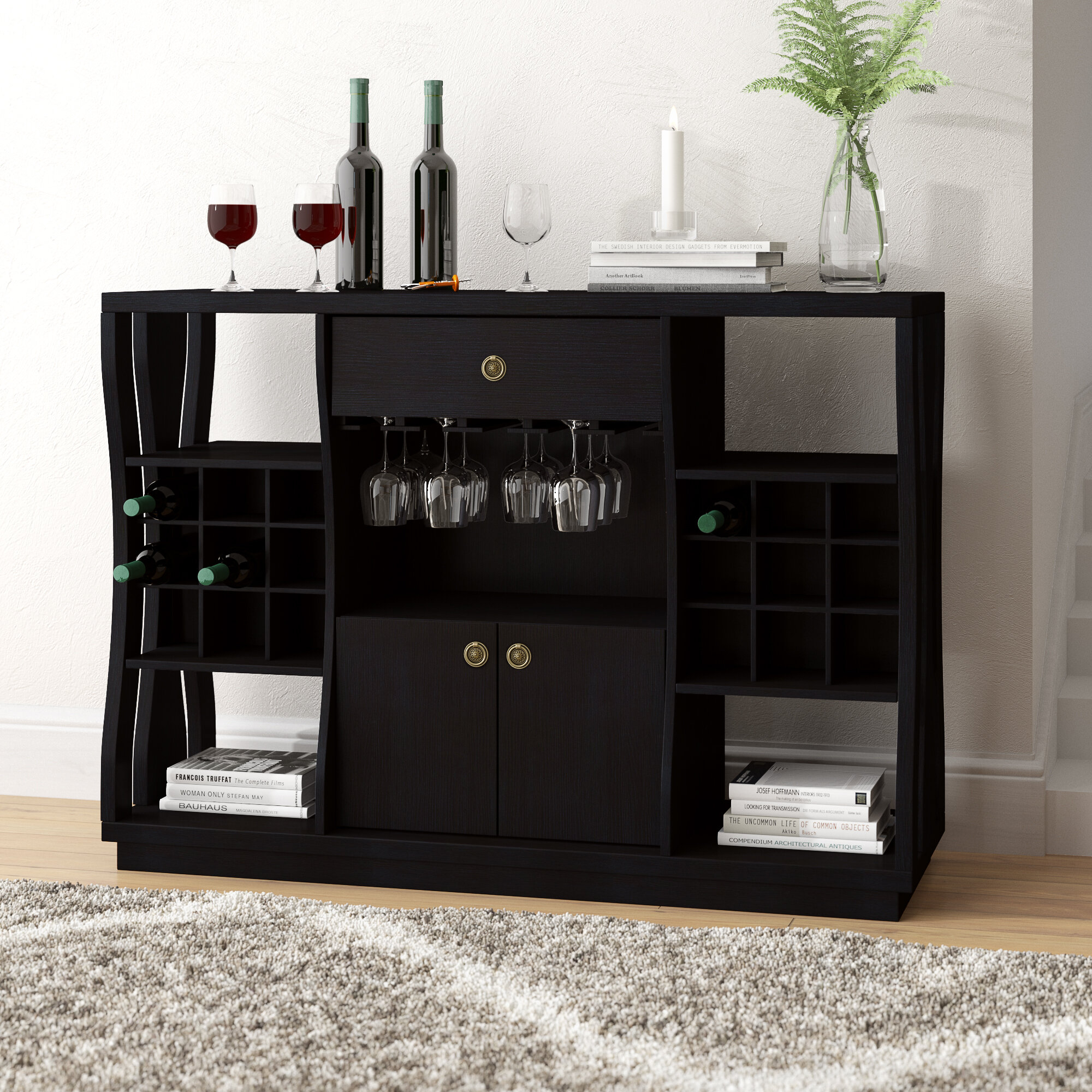 Brayden Studio Bar Wine Cabinets Youll Love In 2019 Wayfair with regard to size 2000 X 2000