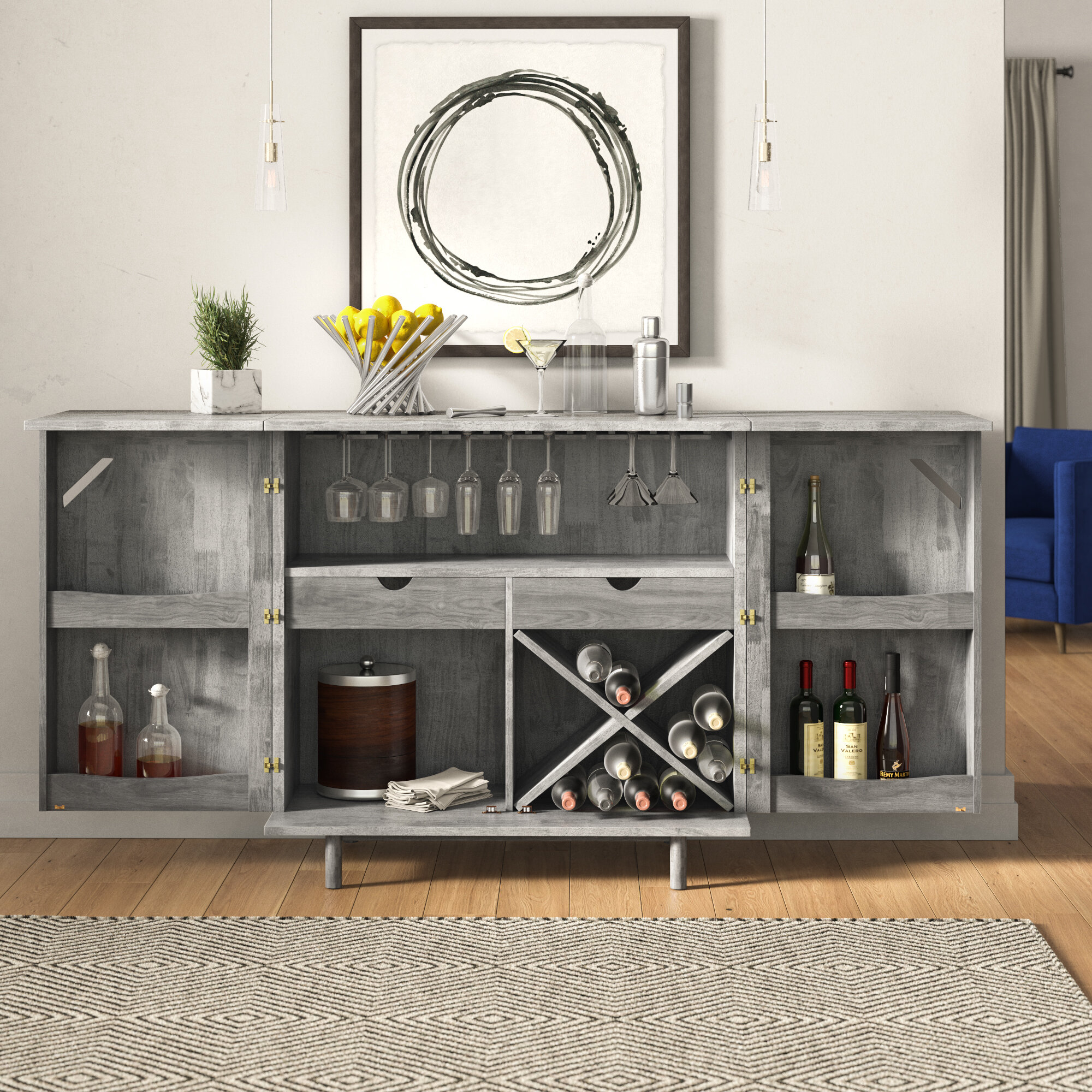 Brayden Studio Bar Wine Cabinets Youll Love In 2019 Wayfair with size 2000 X 2000