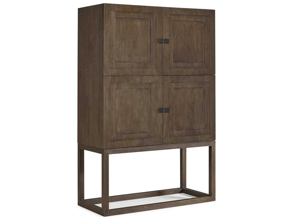 Brownstone Furniture Jasper Nutmeg Bar Cabinet with proportions 1201 X 901