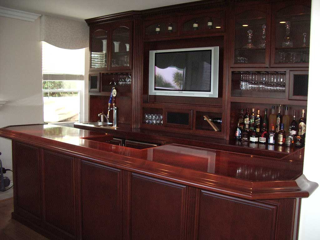 Built In Home Bar Cabinets In Southern California Woodwork with proportions 1024 X 768