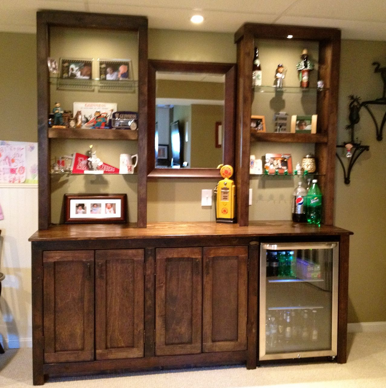 Cabinet And Shelves Back Bar Furniture Indoor Outdoor for size 1276 X 1280