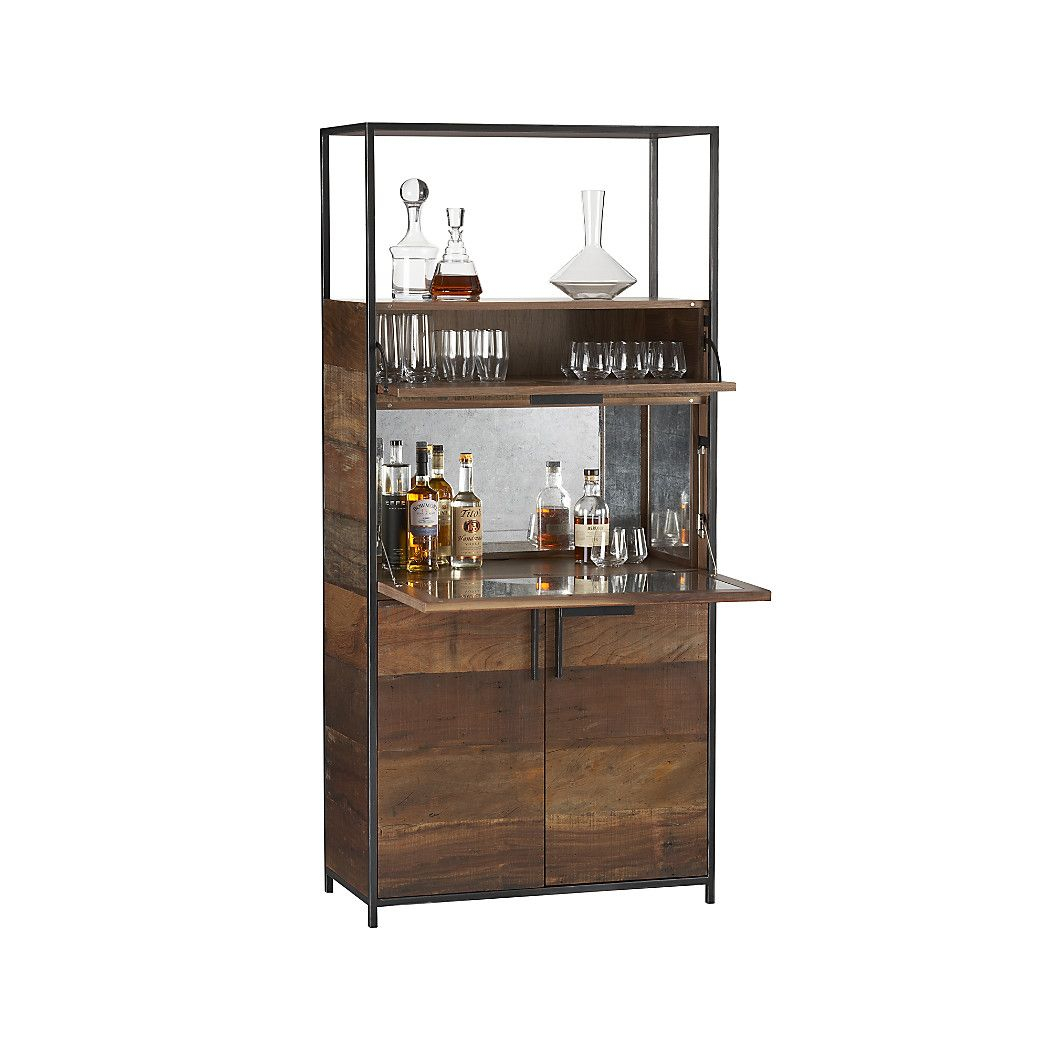 Clive Bar Cabinet Reviews Crate And Barrel Bars For throughout proportions 1050 X 1050