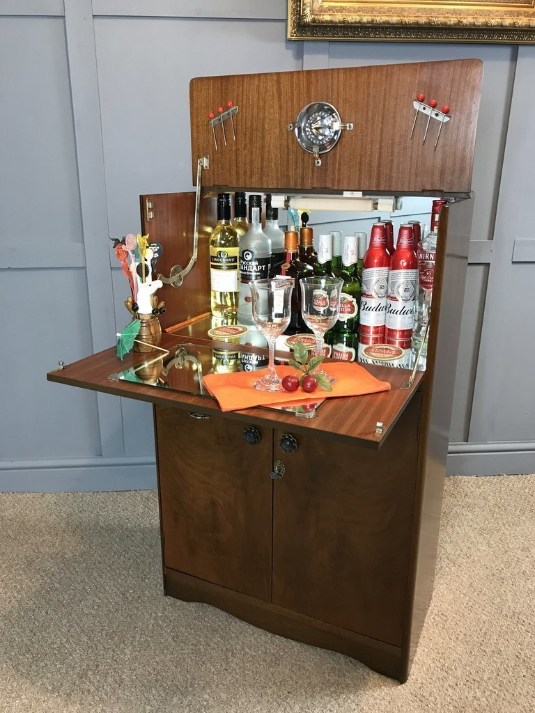 Cocktail Bar 1950s Drinks Cabinet Home Bar Retro Vintage Free Delivery Available intended for proportions 768 X 1024
