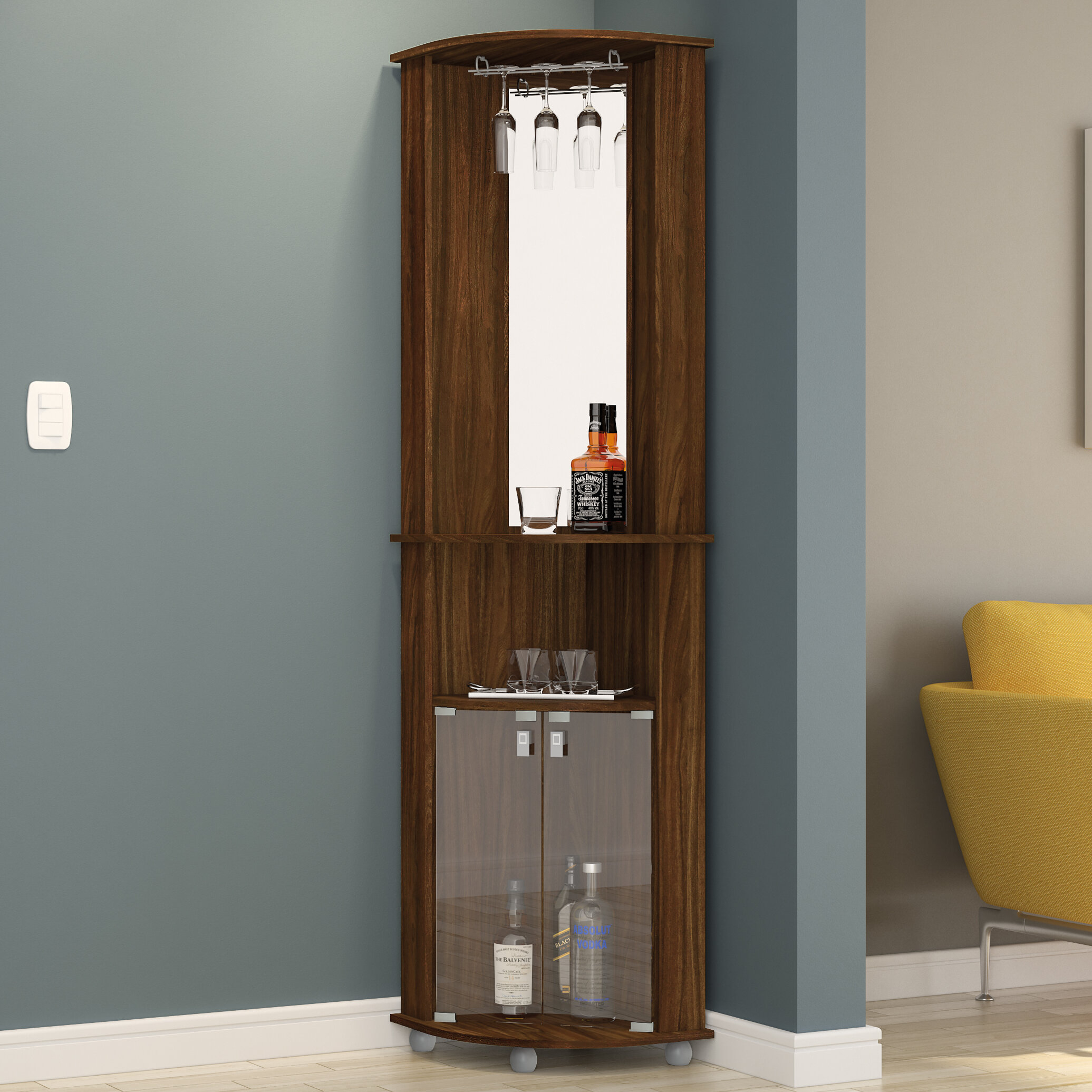 Corner Bar Wine Cabinets Youll Love In 2019 Wayfair within dimensions 2071 X 2071