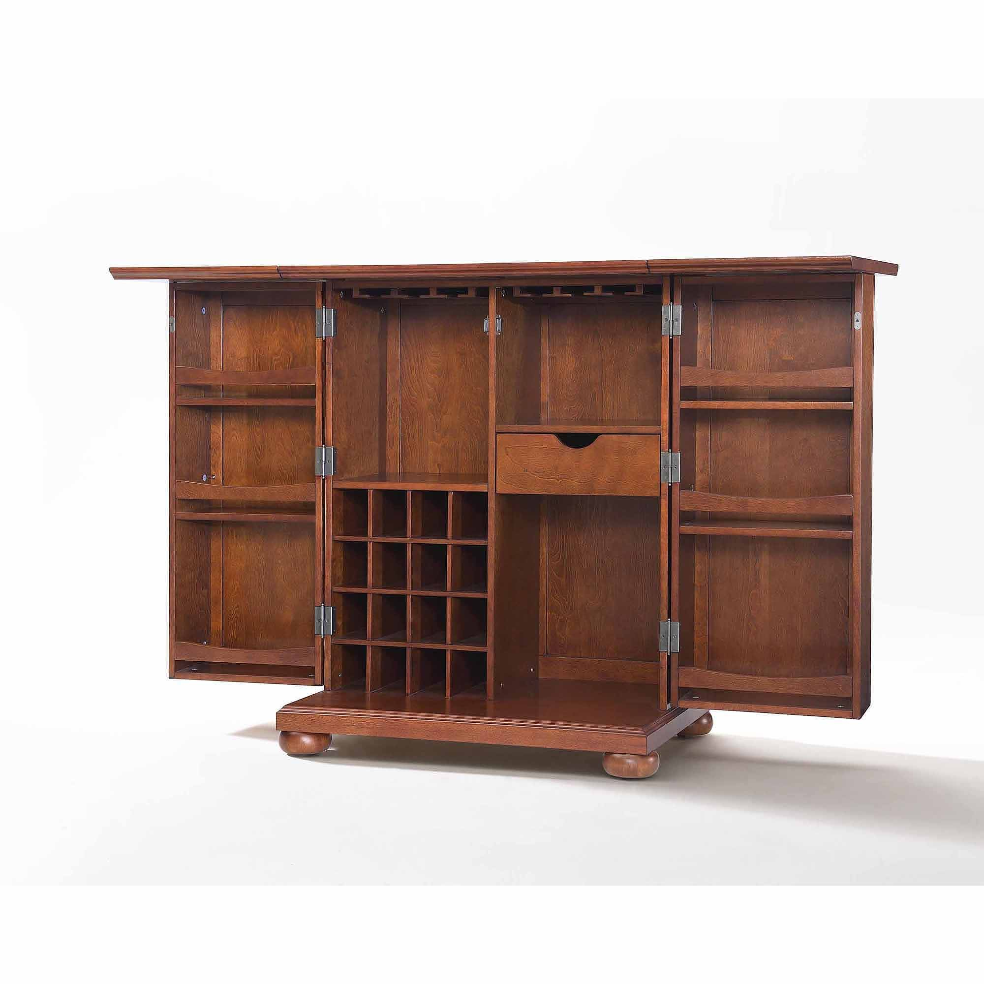 Crosley Furniture Alexandra Expandable Bar Cabinet regarding size 2000 X 2000