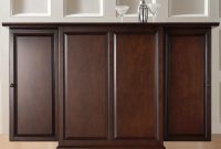 Crosley Furniture Cambridge Expandable Bar Cabinet intended for proportions 2428 X 2428